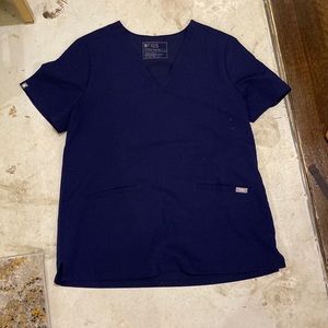 FIGS Casma Navy Scrub Top